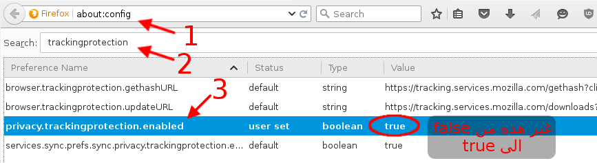 Firefox Tracking Protection