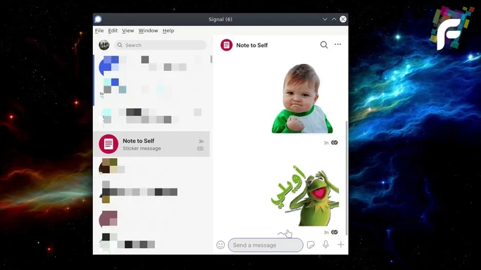 شرح سريع لطريقة عمل ستيكرات لتطبيق سيقنال