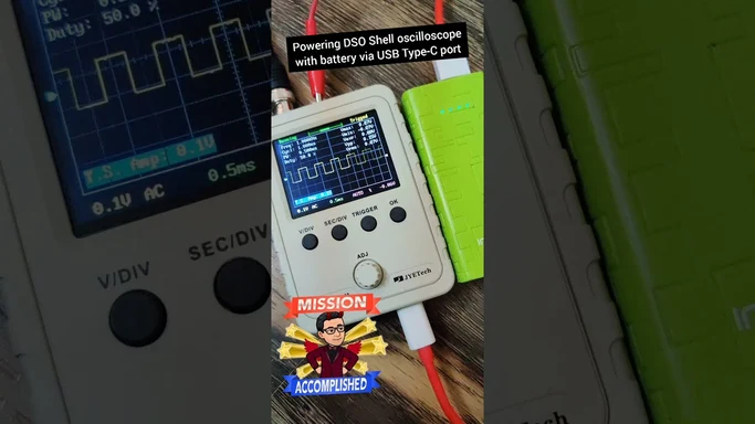Adding USB TYPE-C port to power DSO shell