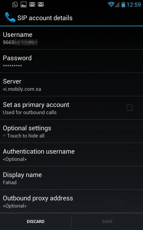 Android Inernet Calling