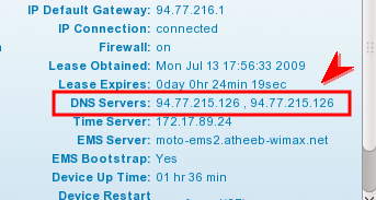 DNS Server IP DNS Server IP